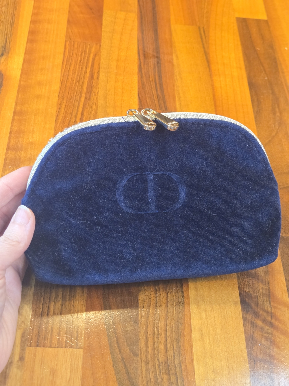 Christian Dior Parfums Velvet Cosmetic Pouch